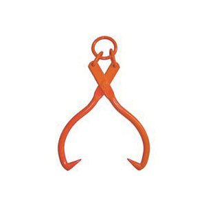 BARON 4080044/40005 Skid Tong with Ring, 3-9/16 to 16 in Opening, Steel Tip, Steel Handle