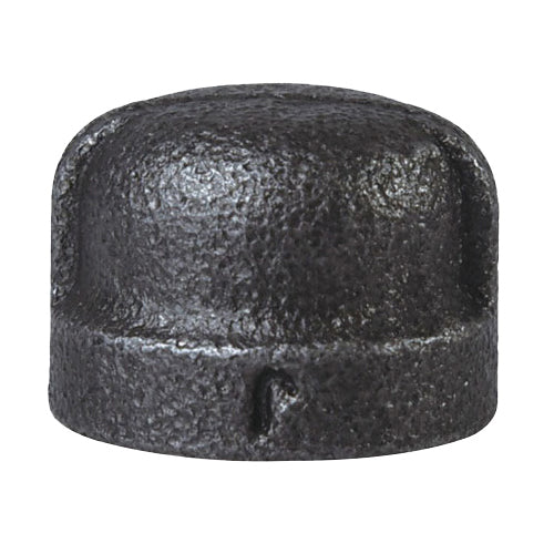 Prosource B300 8 Pipe Cap, 1/4 in, FIP, Malleable Iron, 40 Schedule, 300 psi Pressure