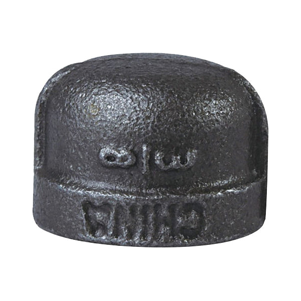 Prosource B300 10 Pipe Cap, 3/8 in, FIP, Malleable Iron, 40 Schedule, 300 psi Pressure