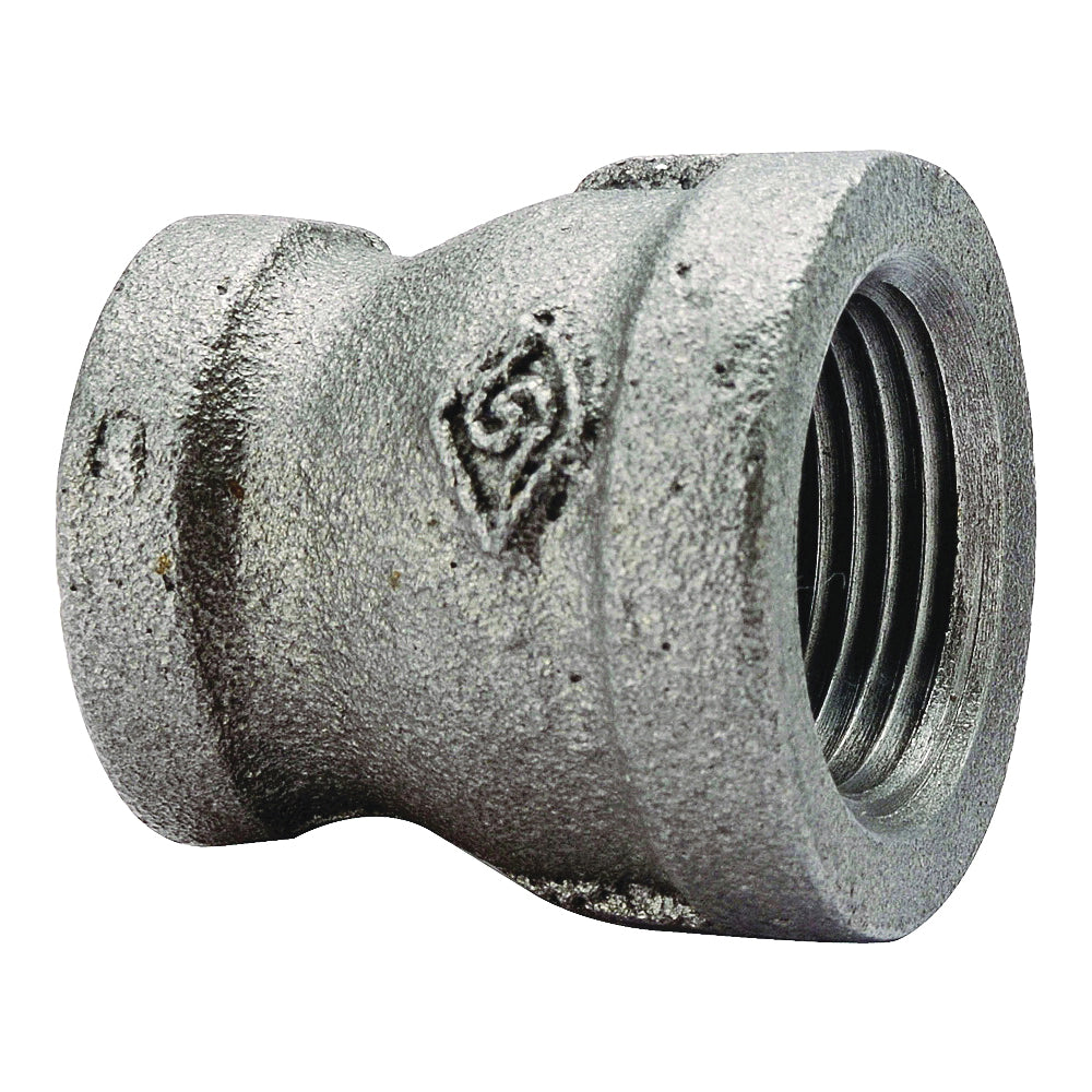 ProSource 24-1/2X3/8B Reducing Pipe Coupling, 1/2 x 3/8 in, FIP, Steel, SCH 40 Schedule, 300 psi Pressure