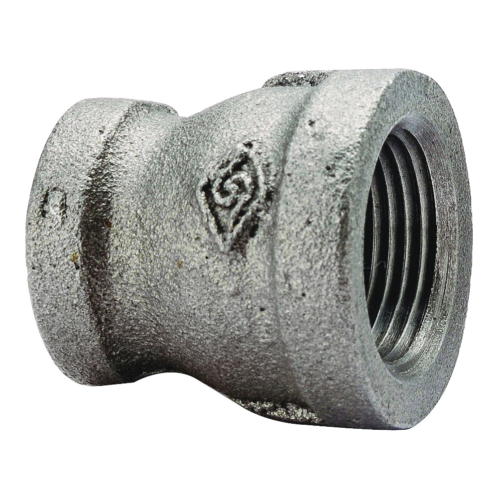 ProSource B240 20X10 Reducing Pipe Coupling, 3/4 x 3/8 in, FIP, Steel, SCH 40 Schedule, 300 psi Pressure