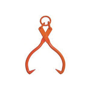 BARON 4080045/42315 Skid Tong with Ring, 4 to 20 in Opening, Steel Tip, Steel Handle