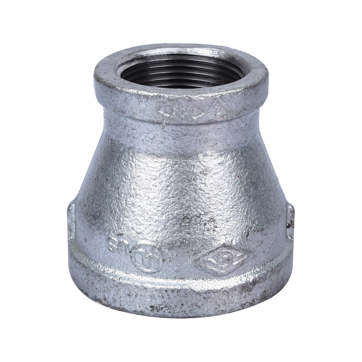 ProSource 24-2X11/4G Reducing Pipe Coupling, 2 x 1-1/4 in, Threaded, Malleable Steel