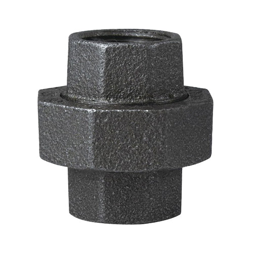 Prosource 34B-3/4B Pipe Union, 3/4 in, Threaded, Malleable Iron, 40 Schedule, 300 PSI Pressure