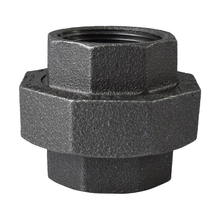 Prosource 34B-1-1/4B Pipe Union, 1-1/4 in, Threaded, Malleable Iron, 40 Schedule, 300 PSI Pressure