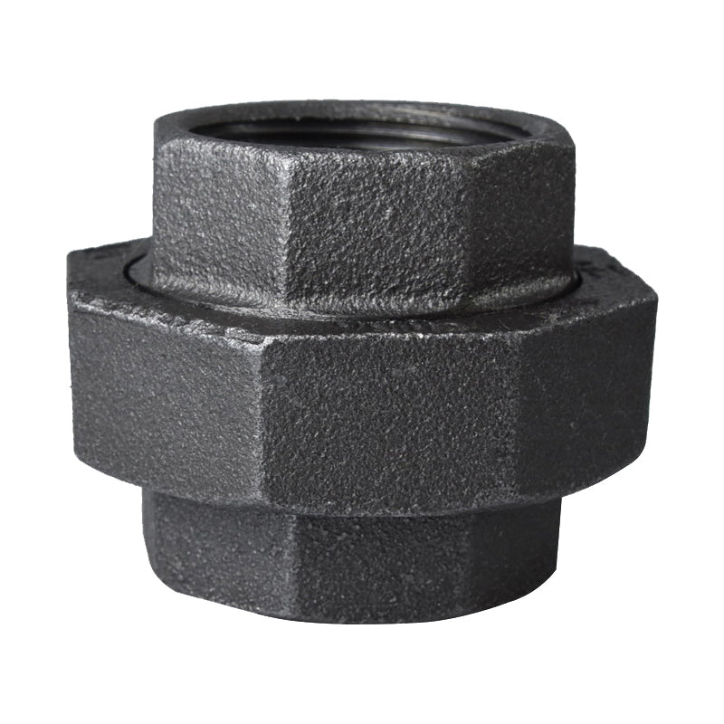 Prosource 34B-1-1/2B Pipe Union, 1-1/2 in, Threaded, Malleable Iron, 40 Schedule, 300 PSI Pressure