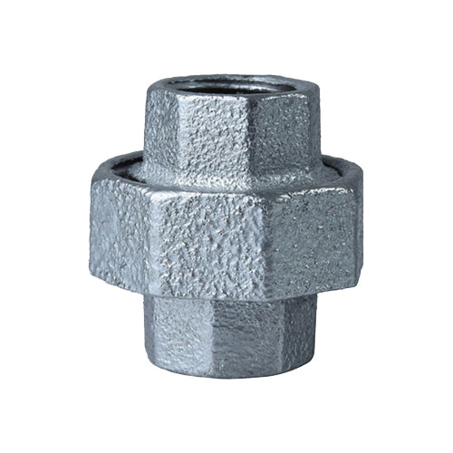 ProSource 34B-1/2G Pipe Union, 1/2 in, Threaded, Malleable Iron, 40 Schedule, 300 psi Pressure