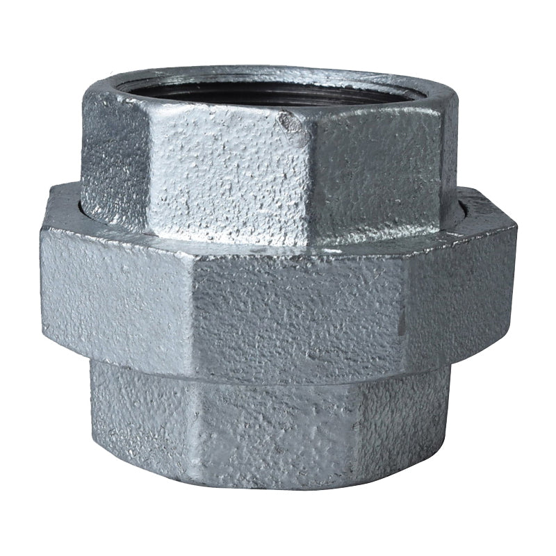 ProSource 34B-2G Pipe Union, 2 in, Threaded, Malleable Iron, 40 Schedule, 300 psi Pressure