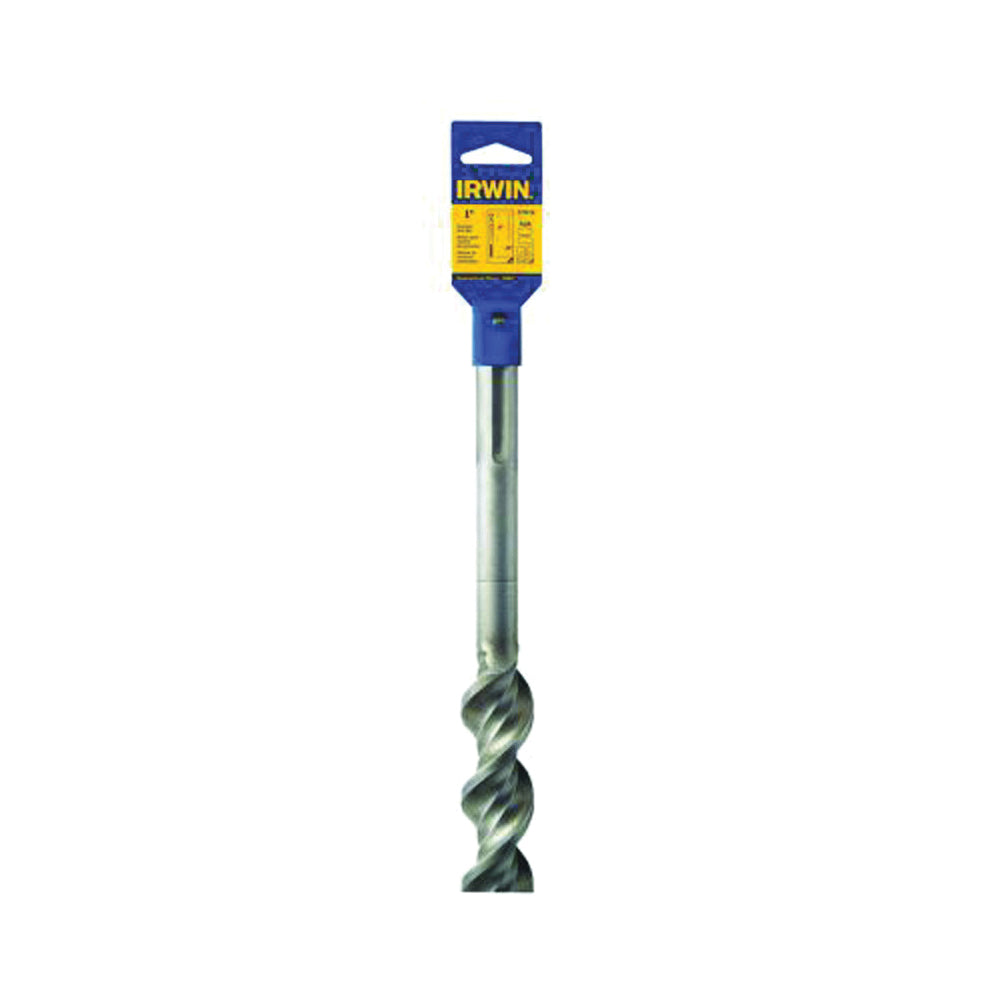 IRWIN 323014 Hammer Drill Bit, 7/8 in Dia, 13 in OAL, Twist Flute, 4-Flute, 5 in Dia Shank, SDS Max Shank