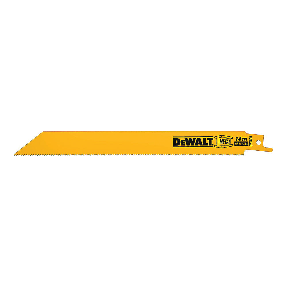DeWALT DW4809B25 Reciprocating Saw Blade, 3/4 in W, 8 in L, 14 TPI