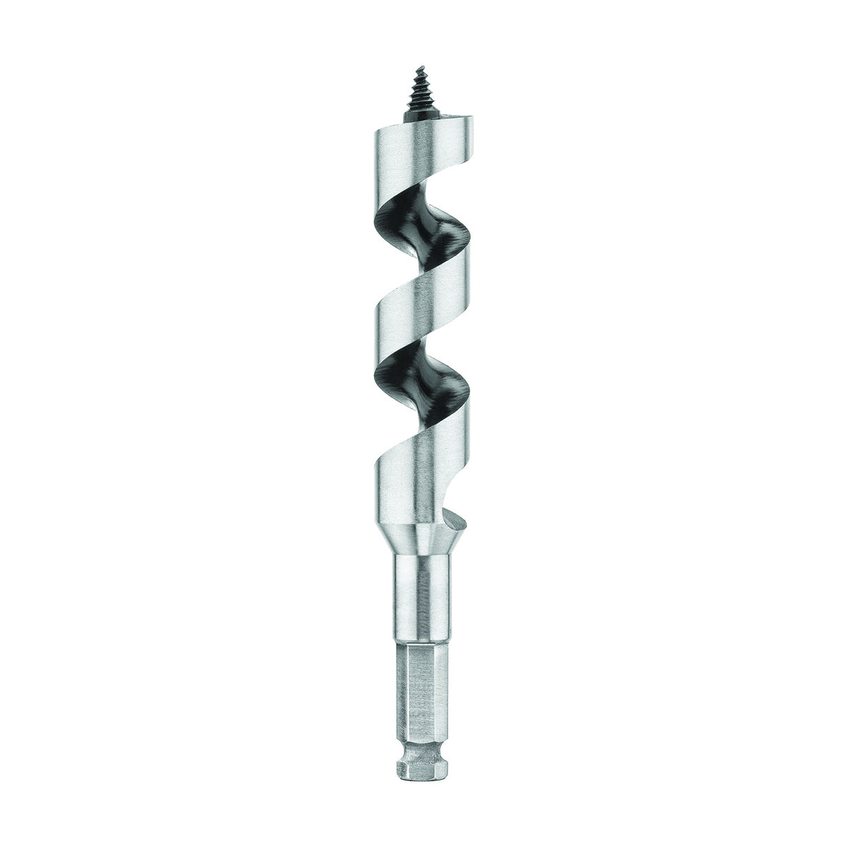 DeWALT DW1665 Auger Drill Bit, 5/8 in Dia, 6 in OAL, Hollow Center Flute, 7/16 in Dia Shank, Ball Groove Shank