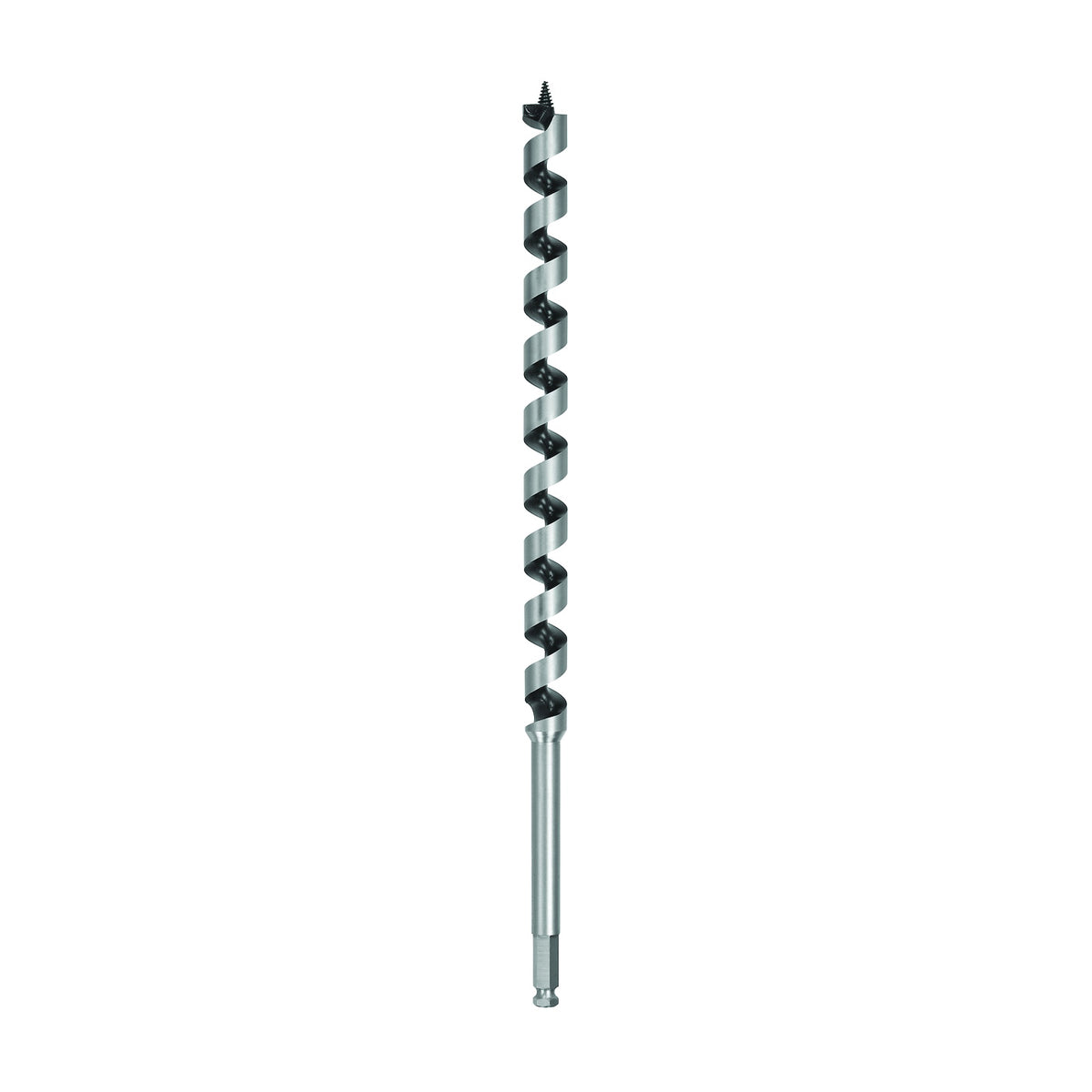 DeWALT DW1685 Auger Drill Bit, 7/8 in Dia, 17 in OAL, Hollow Center Flute, 7/16 in Dia Shank, Ball Groove Shank