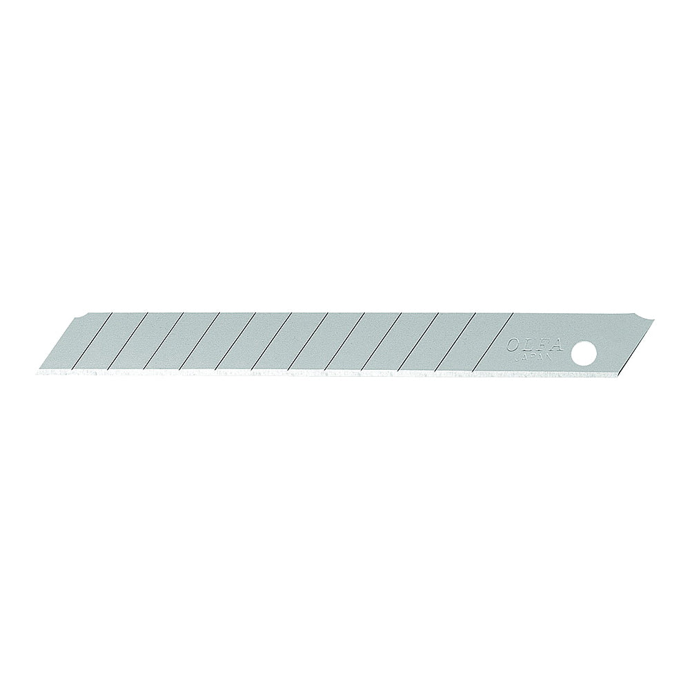 OLFA 5010 Knife Blade, 9 mm, Carbon Steel, 13-Point