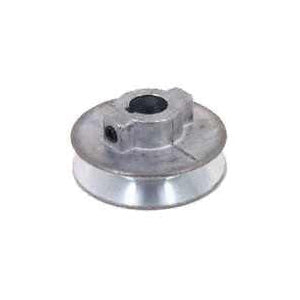 CDCO 350A-5/8 V-Groove Pulley, 5/8 in Bore, 3-1/2 in OD, 3-1/4 in Dia Pitch, 1/2 in W x 11/32 in Thick Belt, Zinc