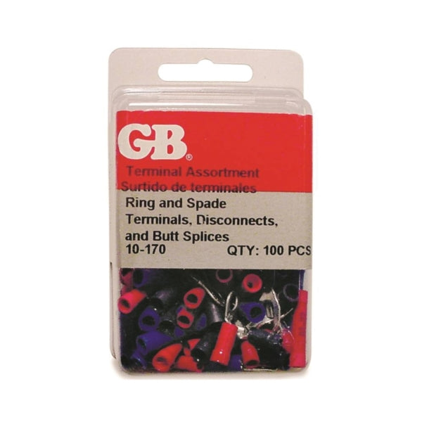 GB 10-170 Terminal Kit, 22 to 14 AWG Wire, Assorted