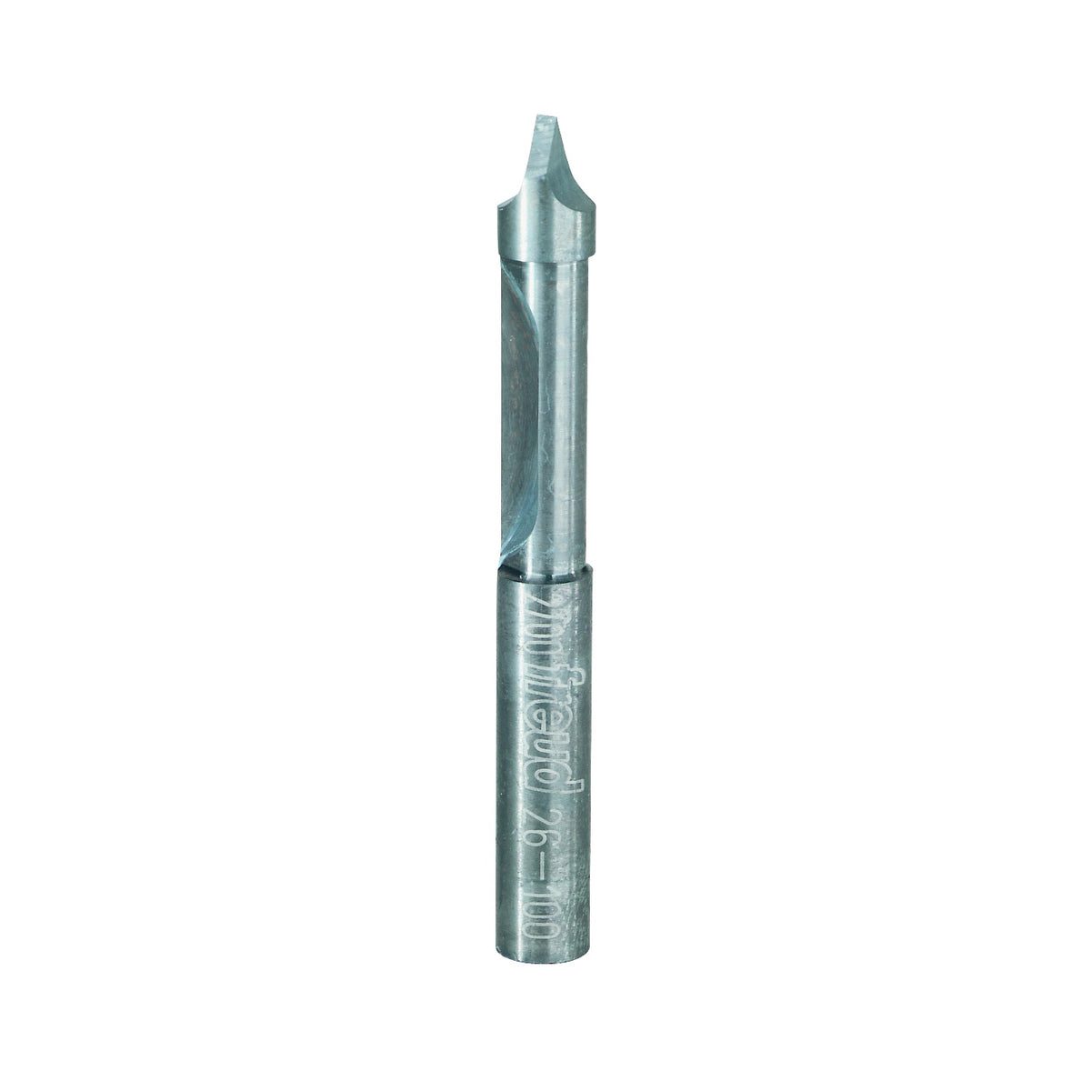 Freud 26-100 Router Bit, 1/4 in Dia Cutter, 2-1/4 in OAL, 1/4 in Dia Shank, 1-Cutter, Carbide