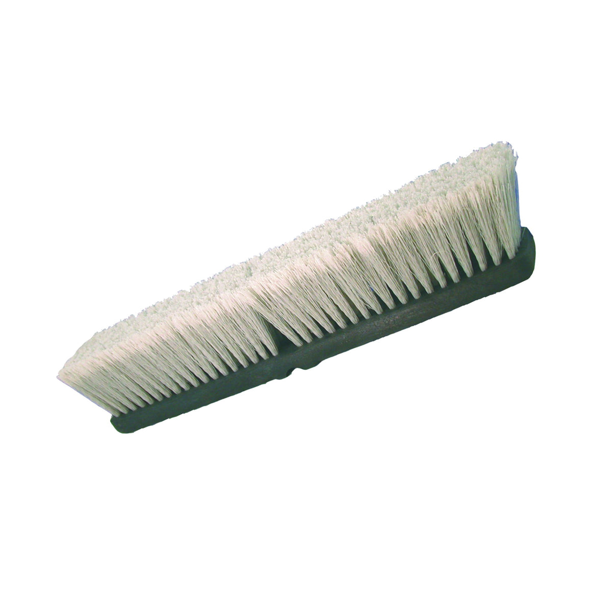 BIRDWELL 2019-12 Broom Head, Threaded, 3 in L Trim, Polypropylene/Polystyrene Bristle, Gray