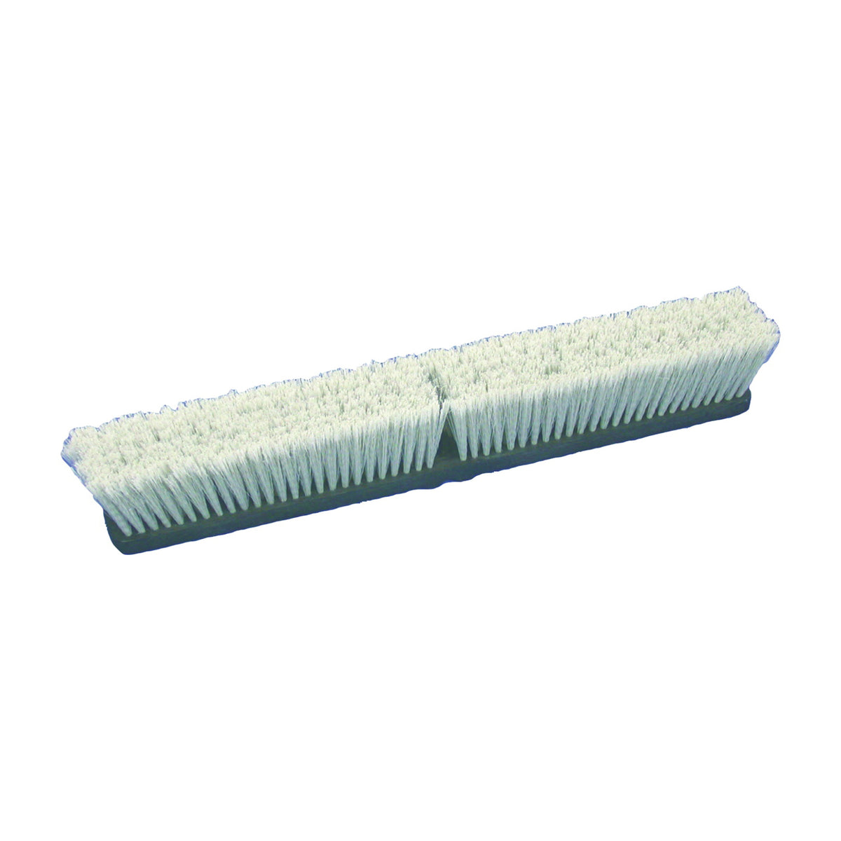 BIRDWELL 2025-12 Broom Head, Threaded, 3 in L Trim, Polypropylene/Polystyrene Bristle, Gray