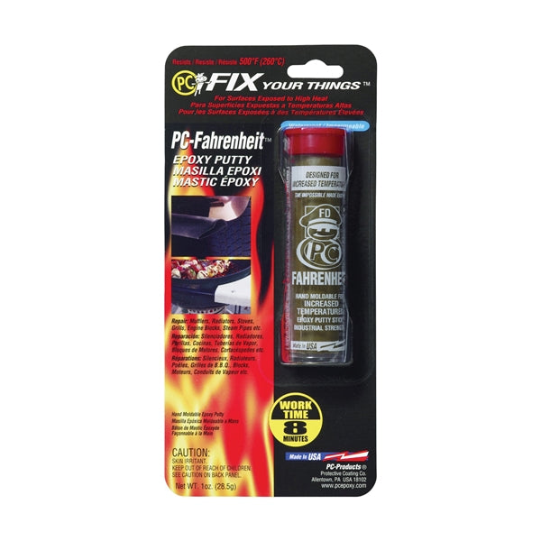 PROTECTIVE COATING PC-FAHRENHEIT 25543 Epoxy Adhesive, Brown/White, Solid, 1 oz Stick Pack