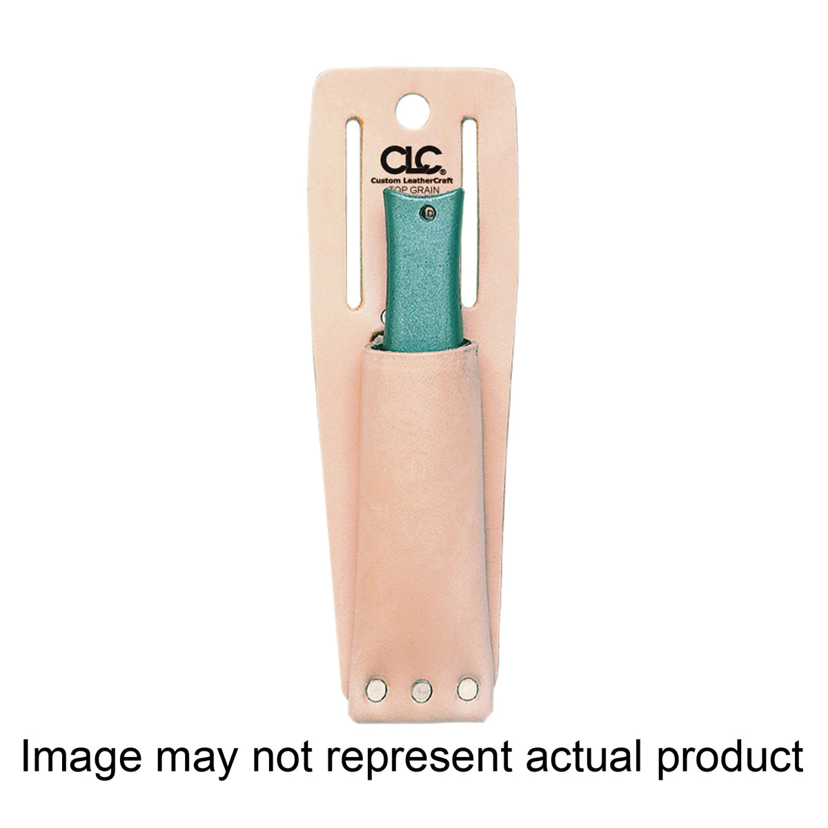 CLC Tool Works Series 453 Utility Knife Sheath, Leather, Tan, 3-1/4 in W, 9-5/8 in H