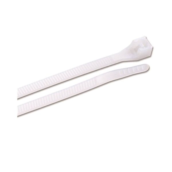 GB 45-315 Cable Tie, Double-Lock Locking, 6/6 Nylon, Natural