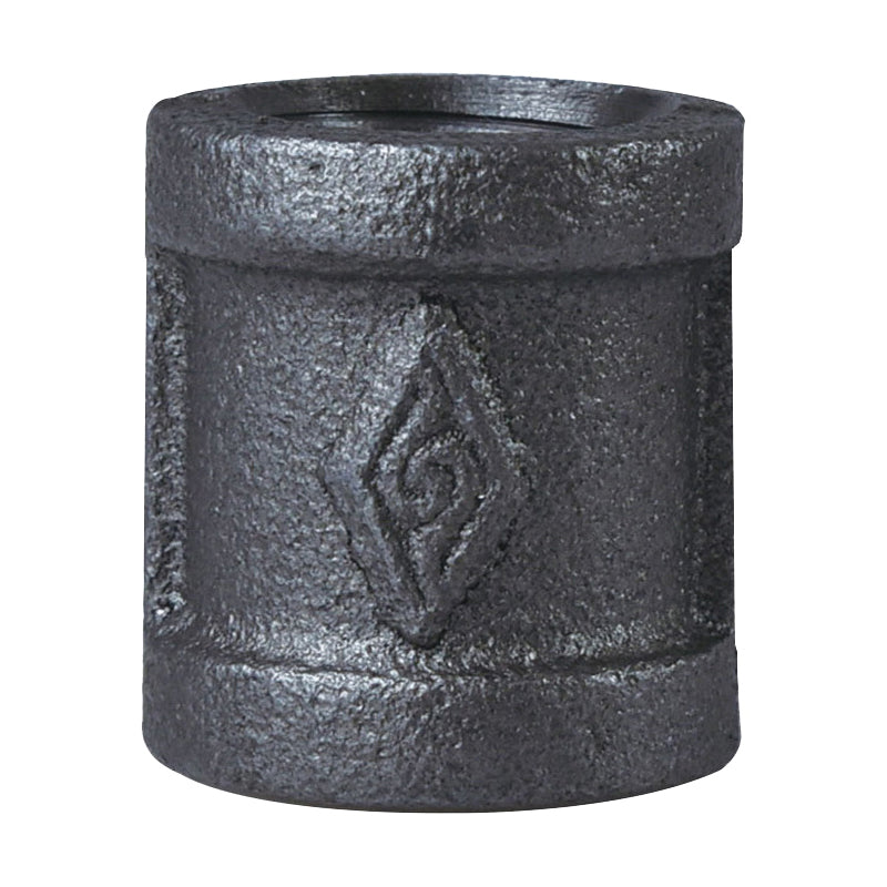 ProSource 21-1/2B Pipe Coupling, 1/2 in, FIP, Steel, SCH 40 Schedule, 300 psi Pressure