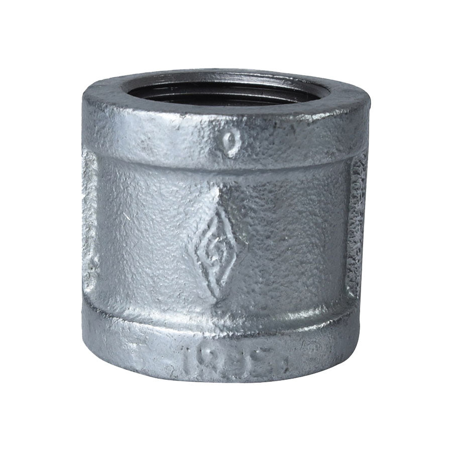 ProSource 21-1/2G Pipe Coupling, 1/2 in, Threaded, Malleable Steel, SCH 40 Schedule, 300 psi Pressure