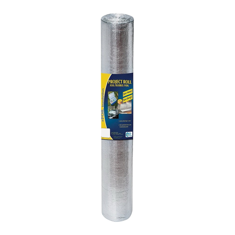 TVM 2220-48-10 Construction Insulation, 10 ft L, 48 in W, Aluminum/Polyethylene