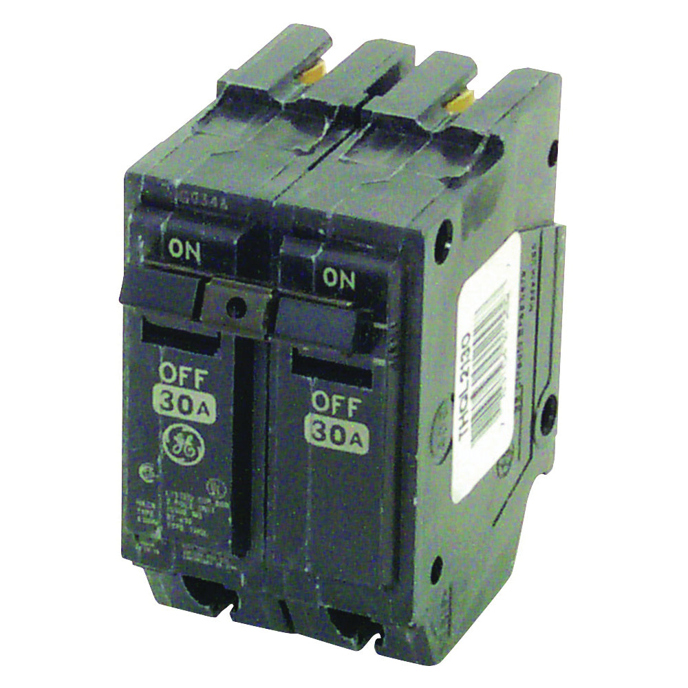 GE Industrial Solutions THQL2130 Feeder Circuit Breaker, Type THQL, 30 A, 2 -Pole, 120/240 V, Plug Mounting