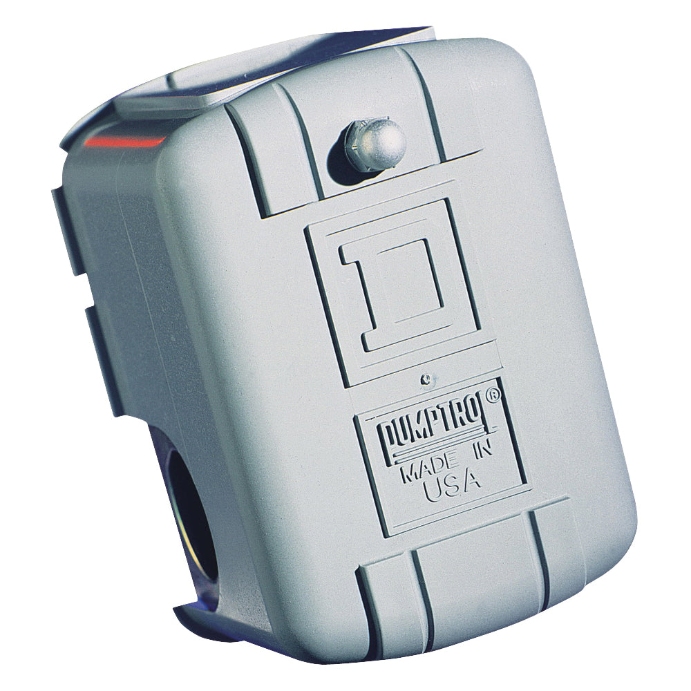 Square D Pumptrol FSG2J20BP Pressure Switch, 1-Phase, 115/230 V, 2-Pole, 220 psi Working, NEMA 1 Enclosure