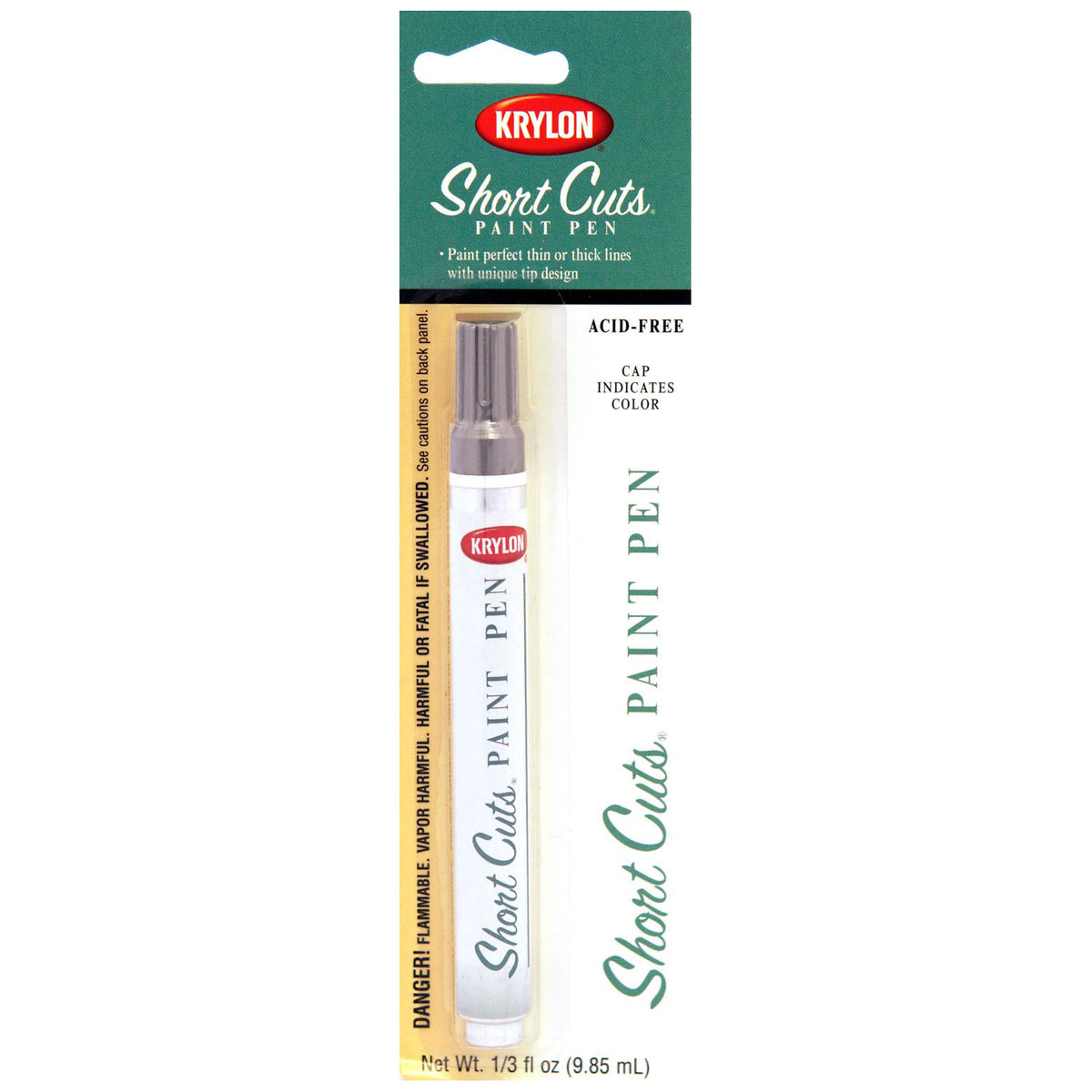 Krylon Short Cuts KSCP902 Paint Pen, Chisel Tip