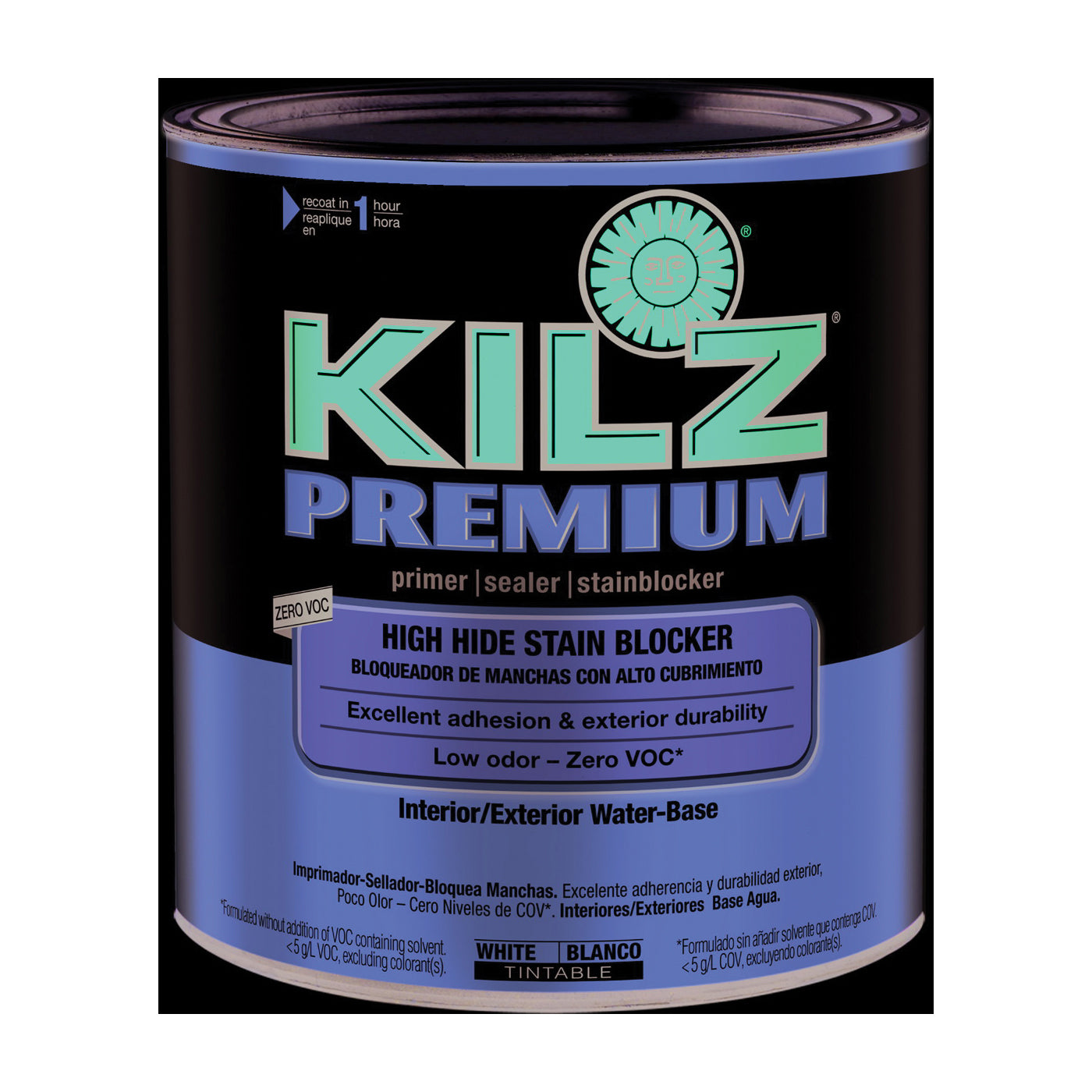 Kilz 13002 Primer, Thick, White, 1 qt, Can