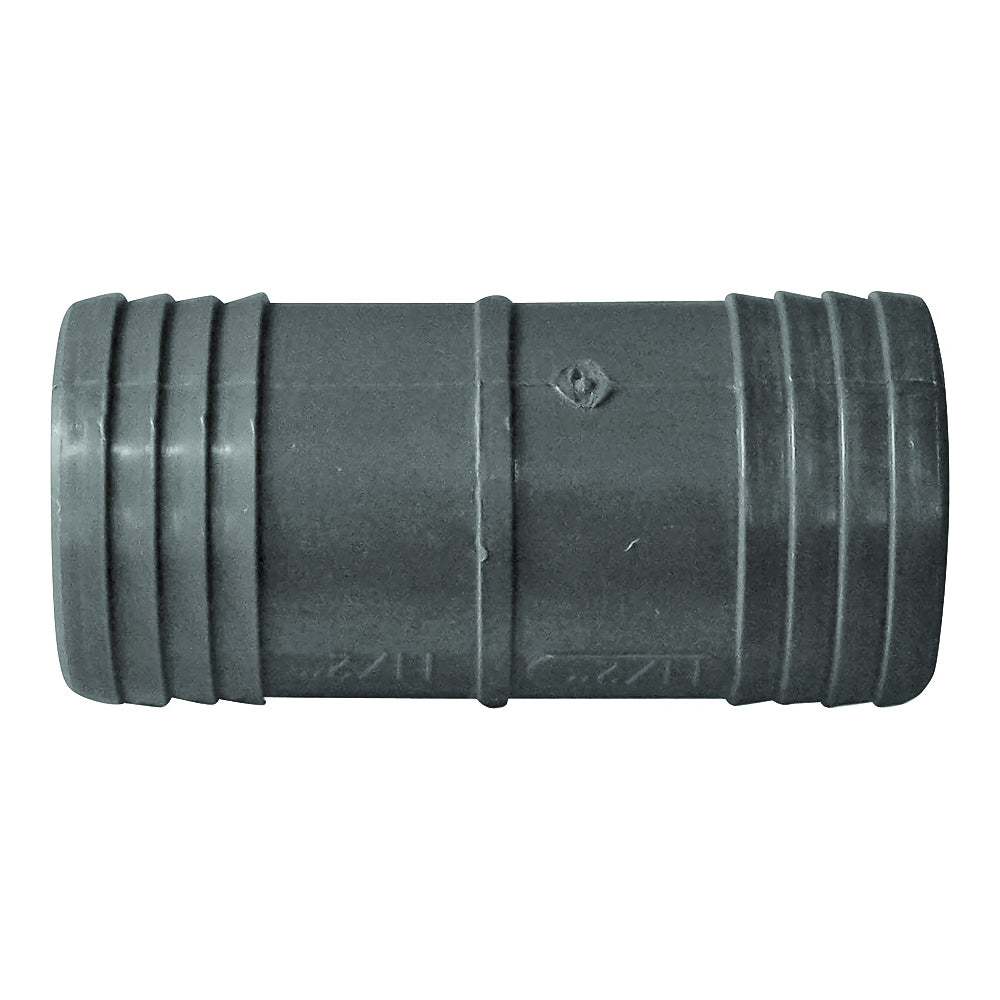 GENOVA 350115 Coupling, 1-1/2 in, Insert, Polypropylene/PVC