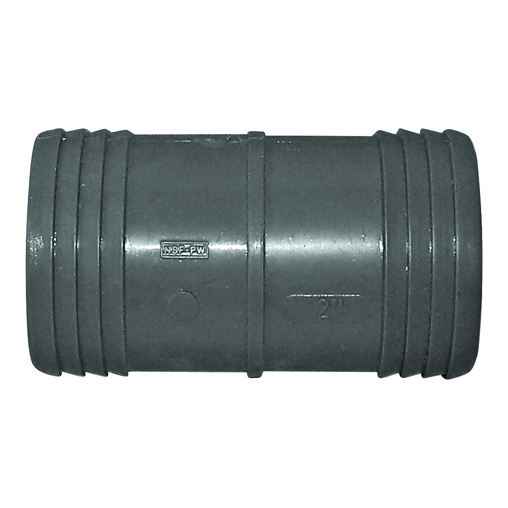 GENOVA 350120 Coupling, 2 in, Insert, Polypropylene/PVC