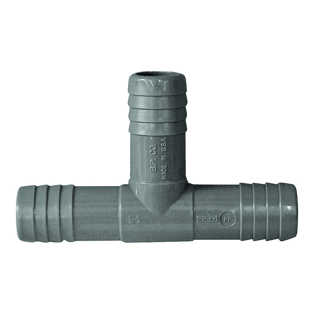 GENOVA 351407 Pipe Tee, 3/4 in, Insert, Polypropylene/PVC