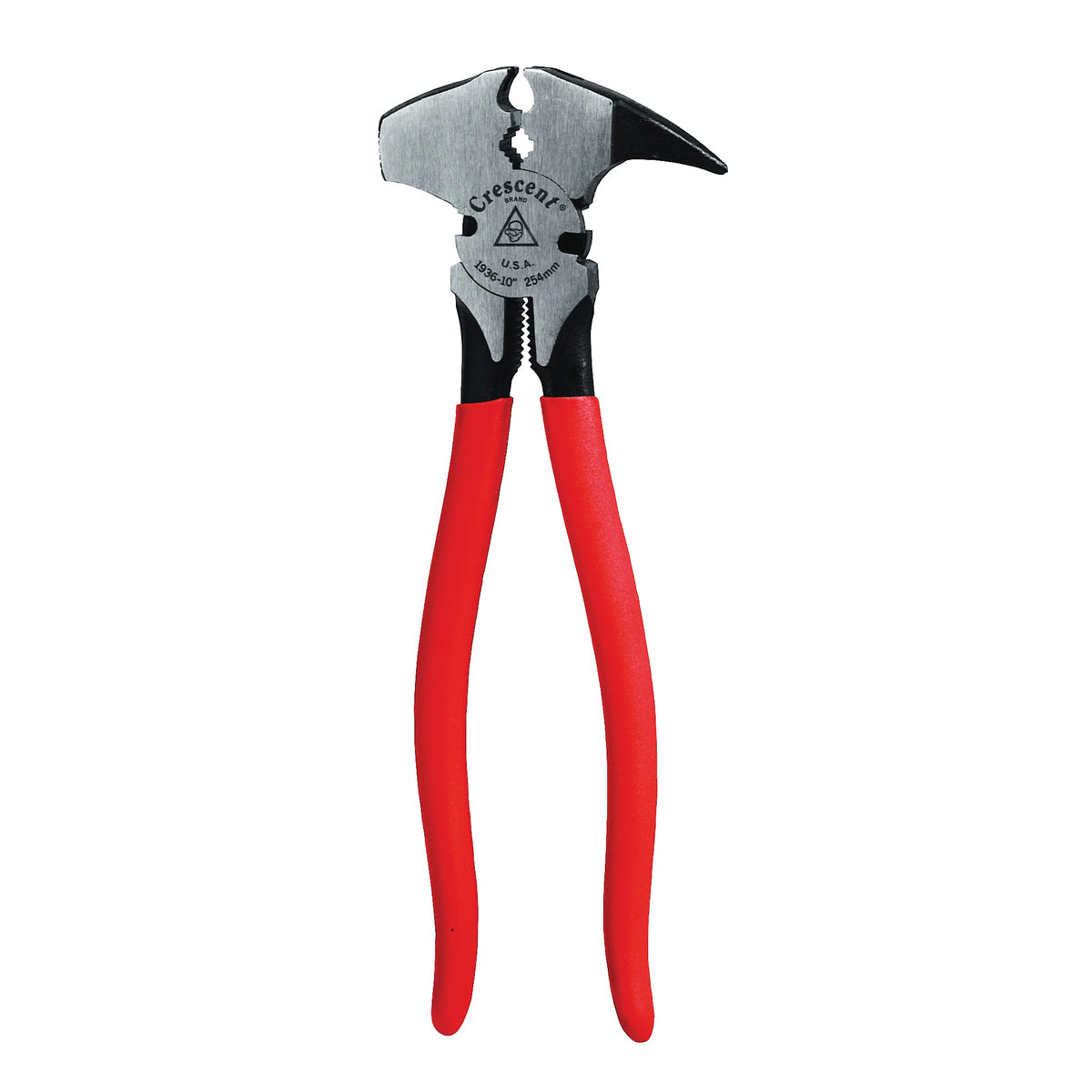 Crescent 193610CVSMNN-05 Fence Tool Plier, 11 AWG Cutting Capacity, 10-7/16 in OAL, 1-1/16 in L Jaw, 3-5/8 in W Jaw