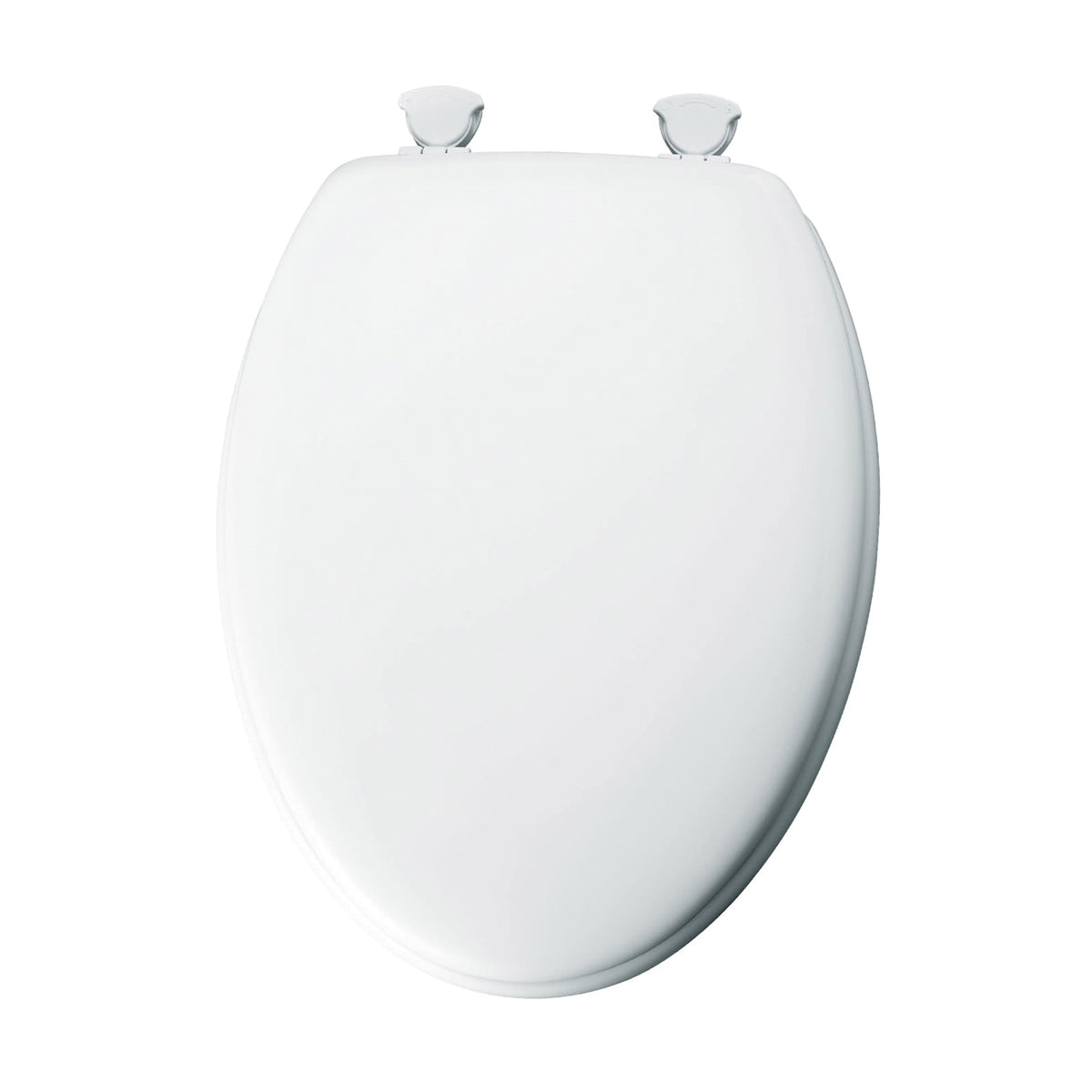 BEMIS 144EC-000 Toilet Seat, Elongated, Molded Wood, White, Twist Hinge