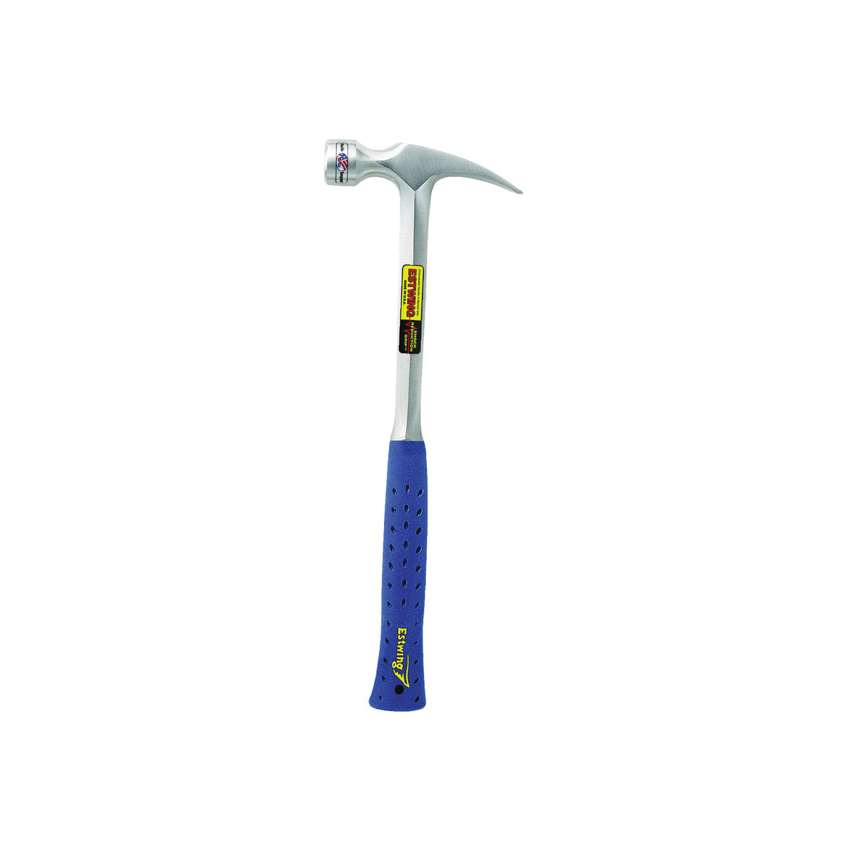 Estwing E3-24SM Hammer, 24 oz Head, Framing, Rip, Claw, Milled Head, Steel Head, 16 in OAL