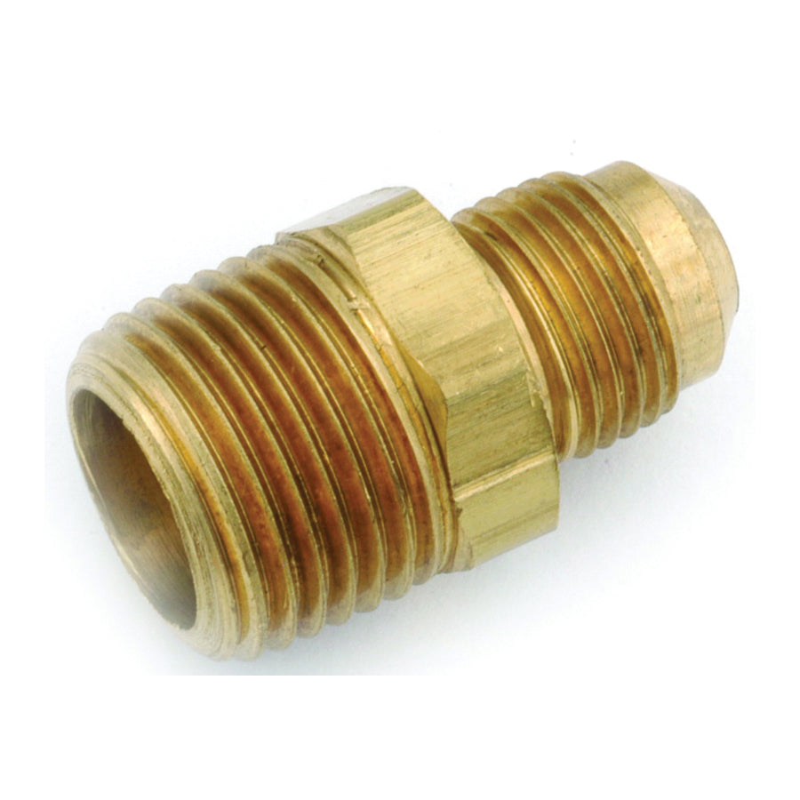Anderson Metals 754048-0812 Connector, 1/2 x 3/4 in, Flare x MPT, Brass