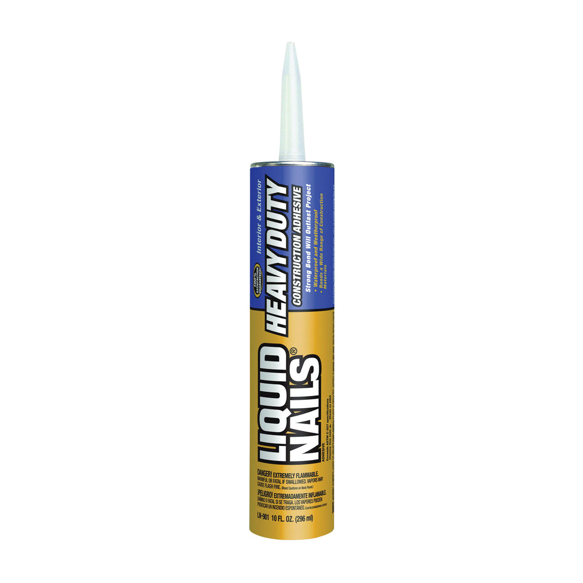 Liquid Nails LN-901 Heavy-Duty Construction Adhesive, Tan, 10 oz Cartridge