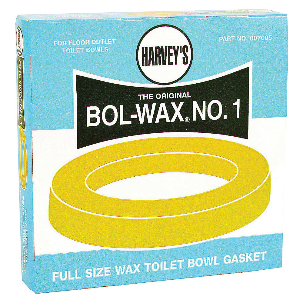 Harvey 007005-48 Wax Ring, 5-1/2 in Dia, Brown, For: 3 in and 4 in Waste Lines