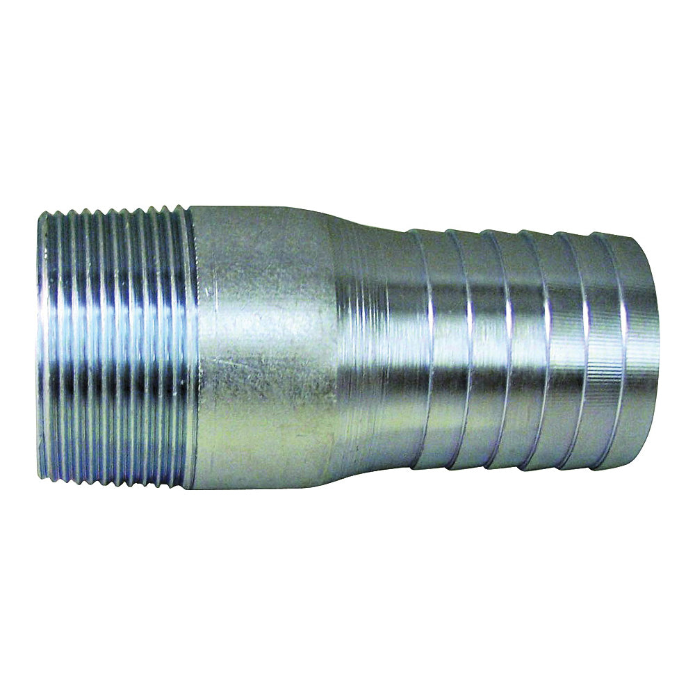 GENOVA 370415 Adapter, 1-1/2 in, Insert x MIP, Steel, Galvanized