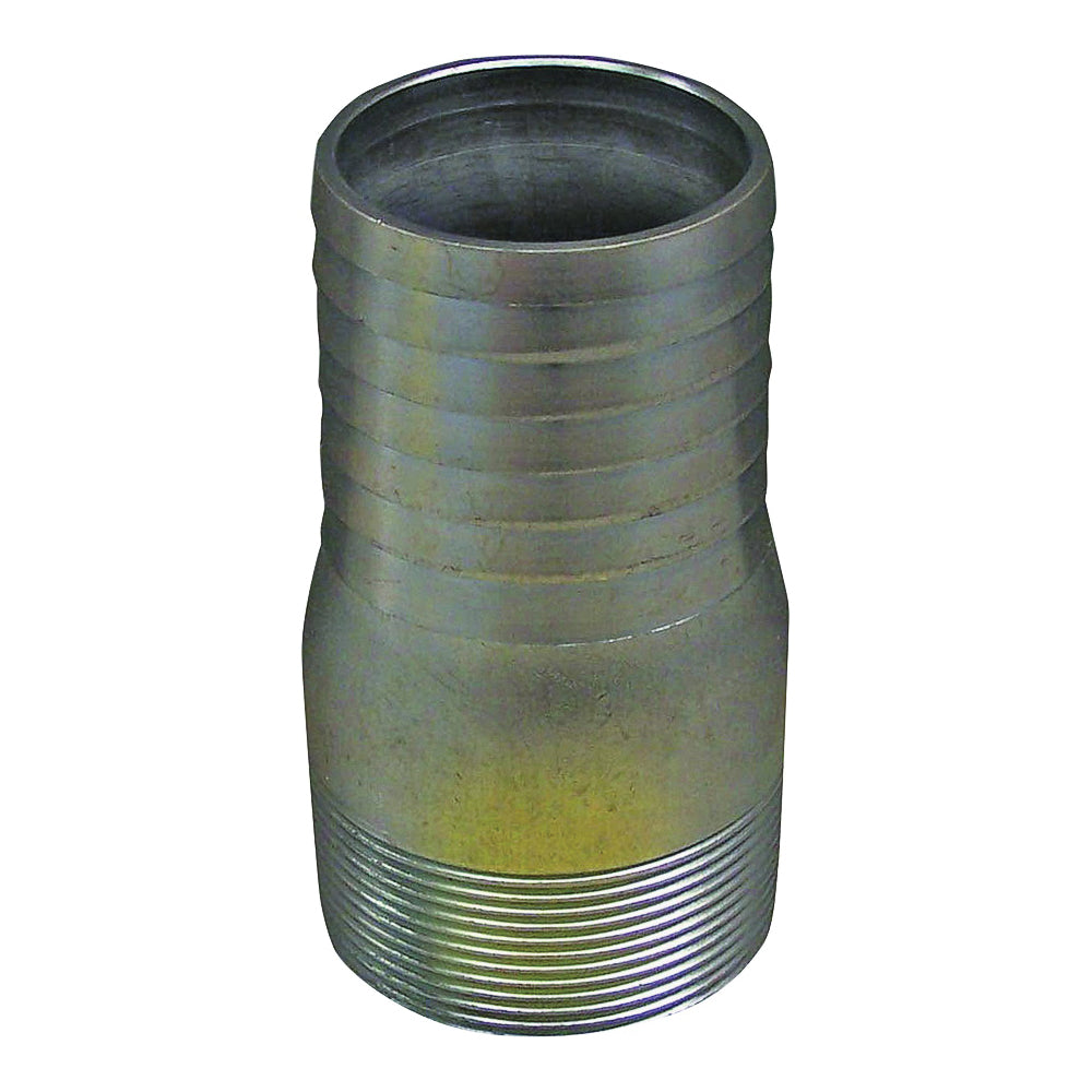 GENOVA 370420 Adapter, 2 in, Insert x MIP, Steel, Galvanized