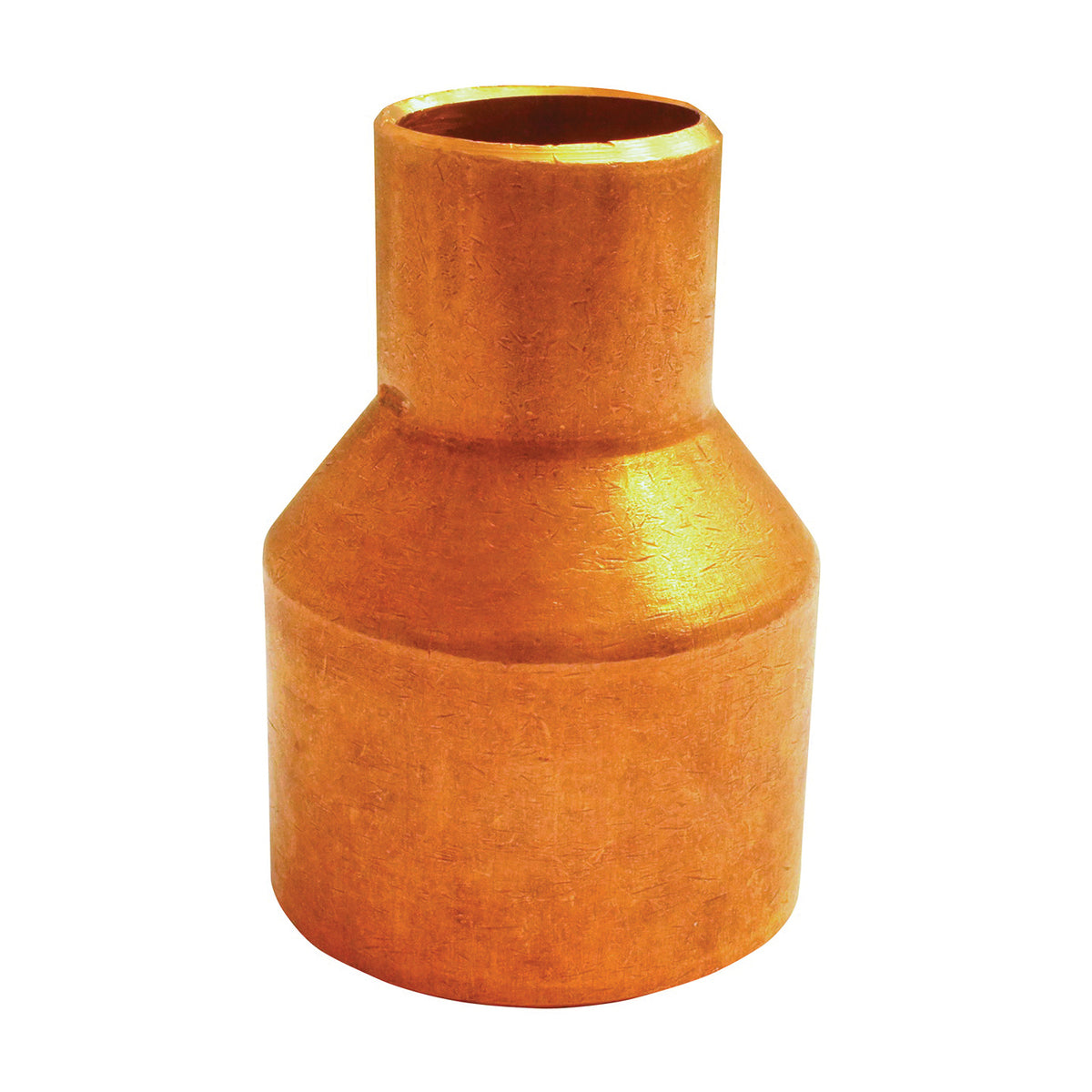 EPC 101R Series 30696 Reducing Pipe Coupling with Stop, 1/2 x 3/8 in, Sweat