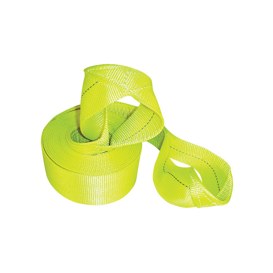 KEEPER 89933 Recovery Strap, 30,000 lb, 3 in W, 30 ft L, Yellow