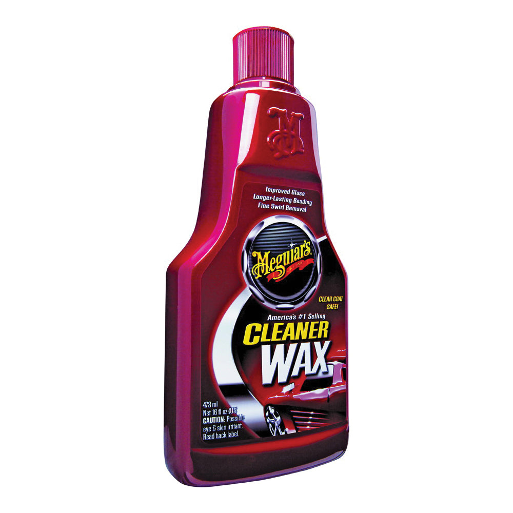 MEGUIAR'S A1216 Cleaner Wax, 16 oz, Liquid, Pleasant