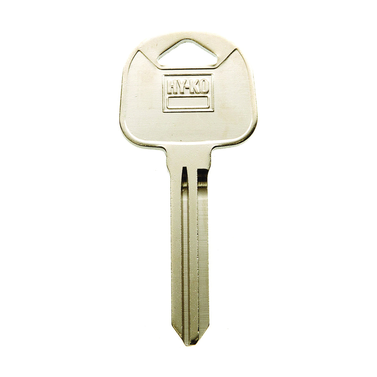 HY-KO 11010HY16 Automotive Key Blank, Brass, Nickel, For: Hyundai Vehicle Locks