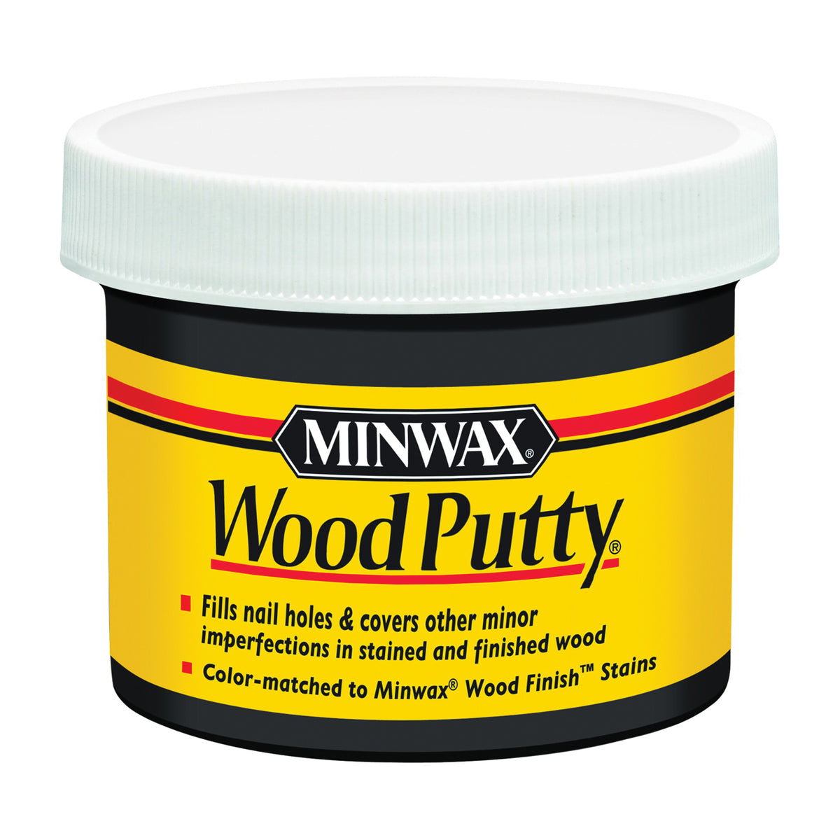 Minwax 13618000 Wood Putty, Liquid, Ebony, 3.75 oz Jar