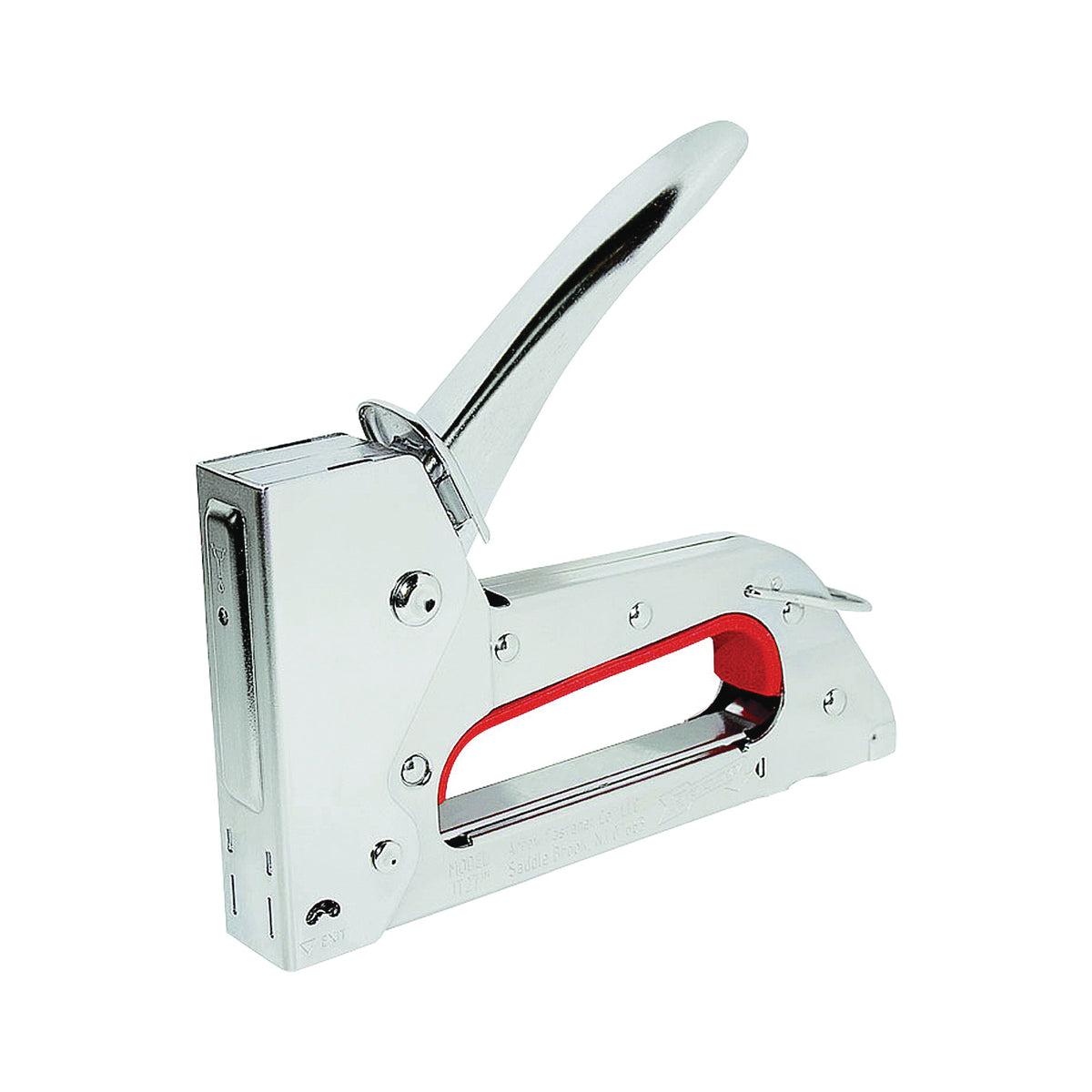 Arrow JT27 Staple Gun, JT21 Staple, 3/8 in W Crown, 1/4 to 3/8 in L Leg, Steel Staple