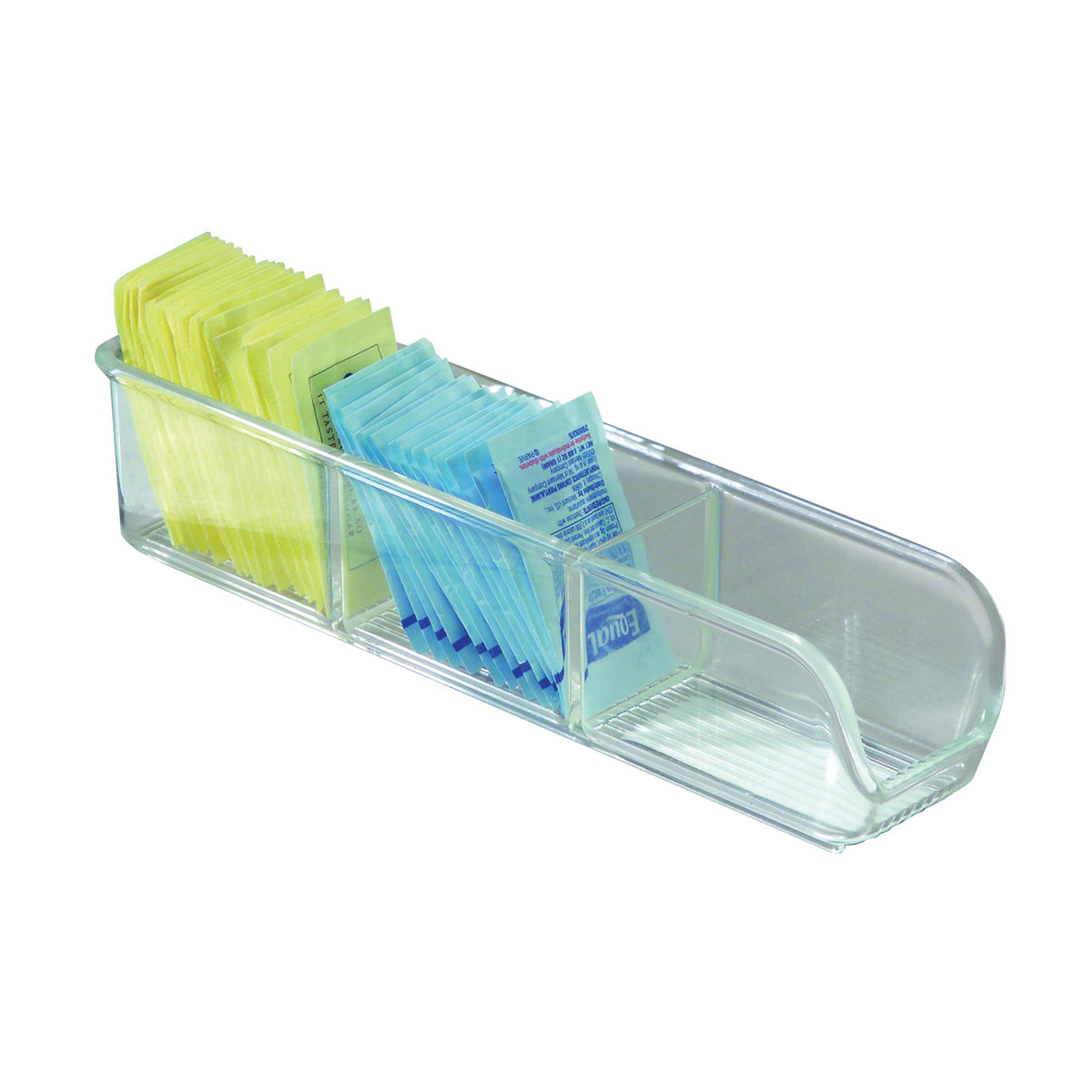 iDESIGN LINUS 66730 Sugar Packet Holder, Plastic, Clear